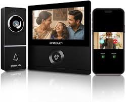 Video door phone mounted at a residential entry